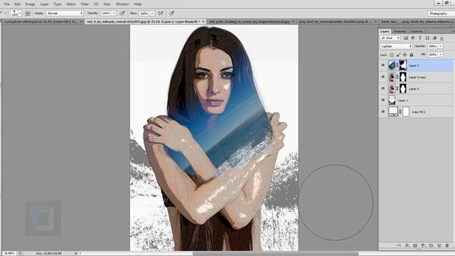 Cool lighting Portrait | Photoshop Effects Tutorial смотреть онлайн