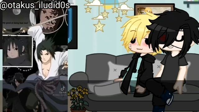 Sasuke and Naruto "Blue eyes" Au react to their originals {Sasunaru Au} *1/2?* (??????) смотреть онлайн