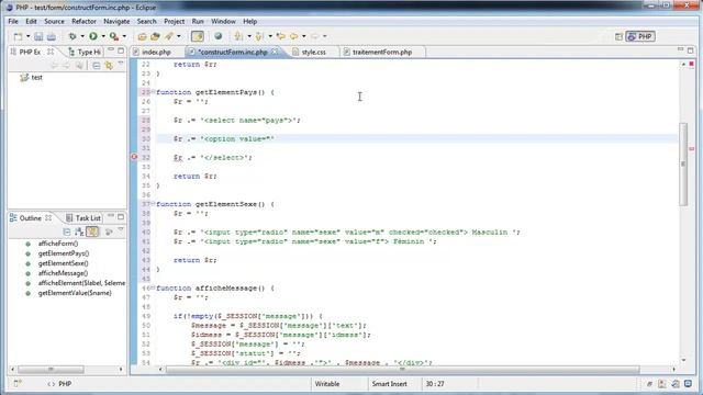 Formation PHP 5.4 : Aller plus loin dans la construction d'un formulaire (25/52) смотреть онлайн