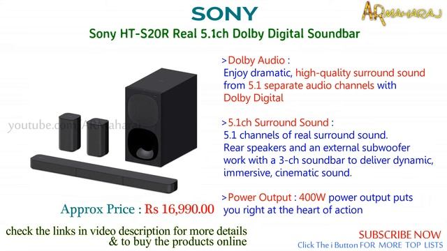✅ Best 5 SONY Soundbars in India 2021 | ? Best SONY Soundbar Under 20000 смотреть онлайн