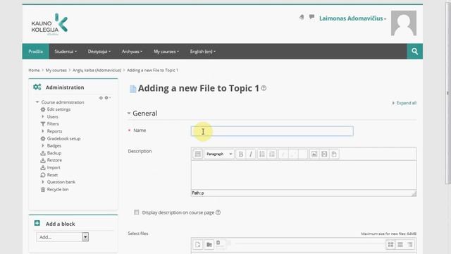 Moodle lesson. How to use Moodle EN смотреть онлайн