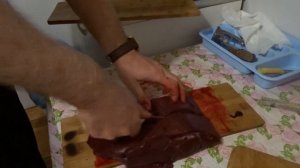 Как жарить лосиную печень вкусно.