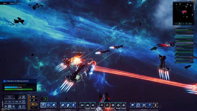 BATTLEFLEET GOTHIC ARMADA 2 - Macragge's Honour VS Vengeful Spirit смотреть онлайн