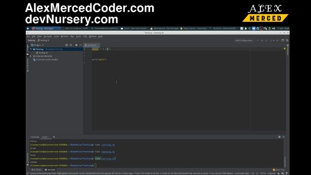 AM Coder - Intro to Ruby/RubyMine #2 - Data Types, Variables, and Conditionals смотреть онлайн