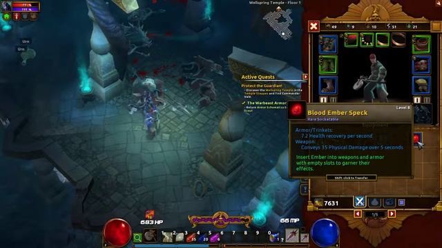 Torchlight 2 - Awesome Classes mod - Dragon Prince, Dungeon Gameplay смотреть онлайн