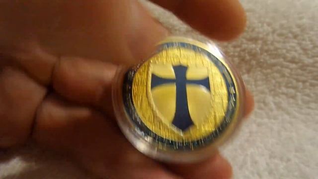 L Монета Масонська Жетон Токен Позолота Gold Plated Coin Masonic Token 20231025 смотреть онлайн