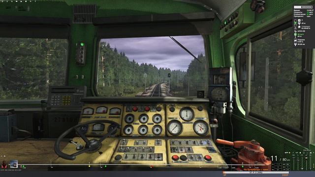 Везу и разгружаю лес, Trainz19.1440p