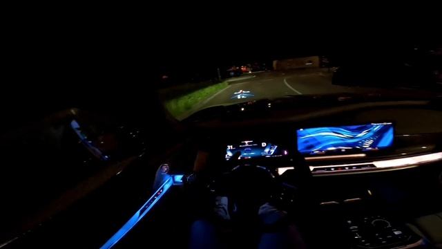 Night drive with the 2023 BMW 740xdrive LONG CRUISER trogh Schwäbisch-Gmünd | #car #bmw7series #aut смотреть онлайн