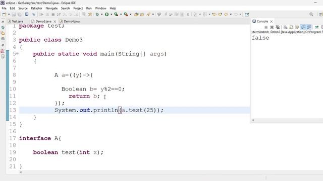 check the number is even or not by using predicate interface || Gunji Ashok Java смотреть онлайн