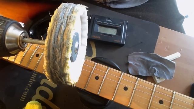 Fender Stratocaster Maple Fretboard refinish in tung oil - Part 3 finished. смотреть онлайн