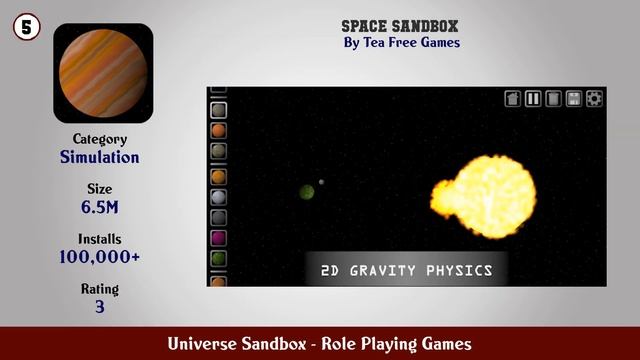 Top 10 Universe Sandbox Android Games смотреть онлайн