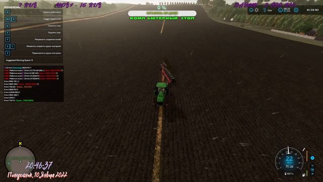 Farming Simulator 22, Бета тест русская карта Еленовка # 5 версия 0.0.0.4 смотреть онлайн