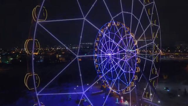 Зимнее Колесо обозрения "Золотое кольцо" смотреть онлайн