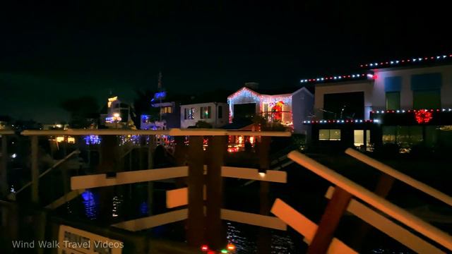 [4K] 🎄 Naples Island in Long Beach, California - Christmas House Walking Tour 🎧 Binaural Sound смотреть онлайн
