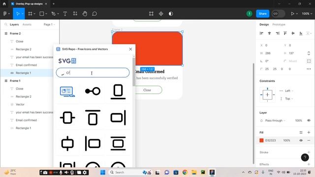 Day - 8 | pop-up/Overlay screen | #dailyuichallenge #figma смотреть онлайн