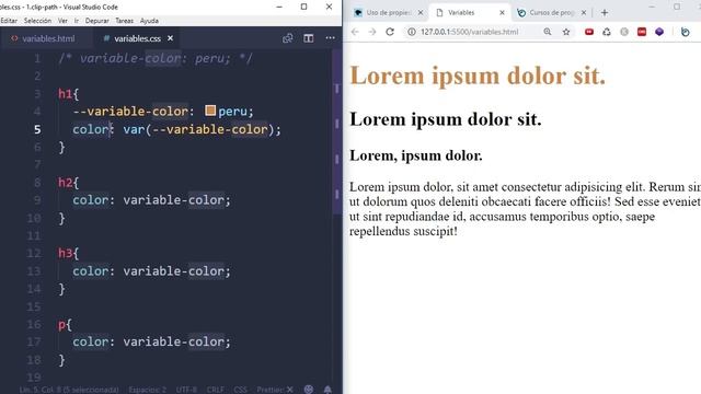 ?¿Cómo utilizar VARIABLES en CSS? [ sin SASS ?] Tutorial en Español смотреть онлайн