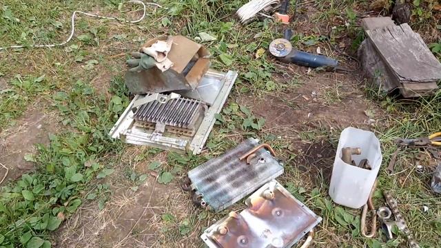 Разбор газовой колонки Нева 3010,на цветной металл. смотреть онлайн