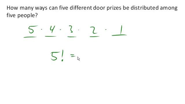 Counting using the factorial смотреть онлайн