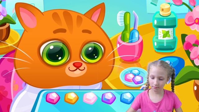 Диана играет в котенка водит к доктору и в кошачий салон красоты смотреть онлайн