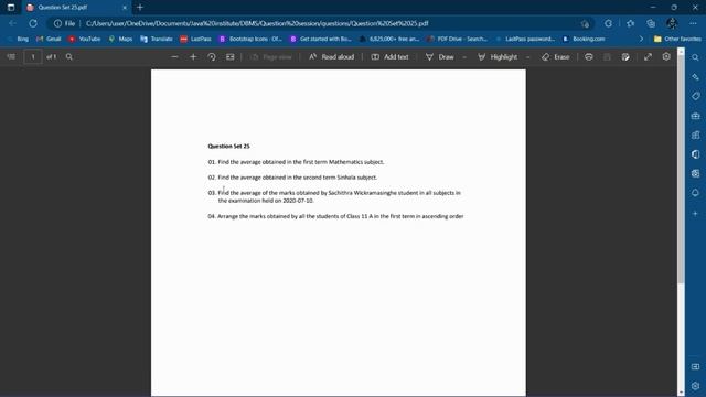 Question Set 25 | Database Management System | Java Institute смотреть онлайн