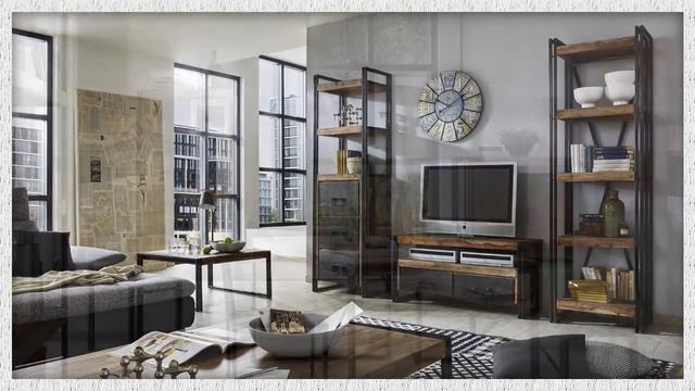 Möbel aus Sheesham-Massivholz im Industrial & Loft -Design | Serie 