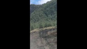 Сброс воды после дождей. Дагестан. Водохранилище.