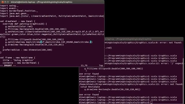Graphics2D Setting Stroke using Scala смотреть онлайн