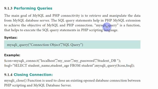 7. UNIT - 5 Connecting PHP and MYSQL PGTRB Computer Instructor Grade I SRT Study Circle Group смотреть онлайн