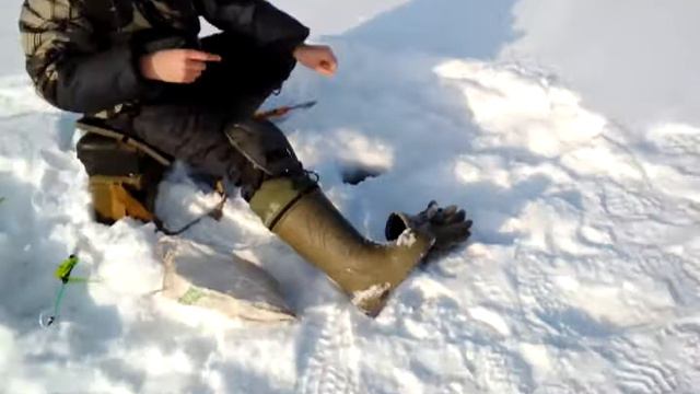 Рыбалка февраль 2018 на реке Чулым. смотреть онлайн