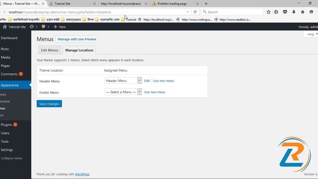 WordPress Theme Development part-3.how to adding menu or navigation support in wordpress theme смотреть онлайн