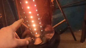 Расход масла печки на отработке