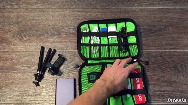 Органайзер сумка для проводов зарядок флешек с Aliexpress из Китая смотреть онлайн