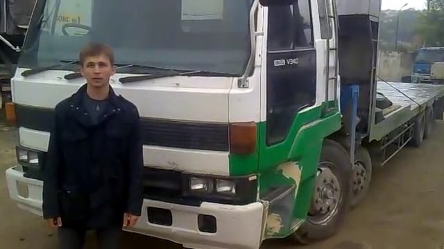 Ремонт тормозов Исузу. Эвакуатор Isuzu V340. смотреть онлайн