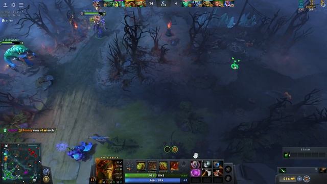 Dota 2 RTX4080 + R7 7800x3D 2K Max Settings BRISTLEBACK смотреть онлайн