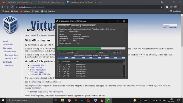 Cara Mendowenload dan Instal Virtualbox 2021 II VIRTUALBOX 6.0 II tonton sampai selesai dulu смотреть онлайн