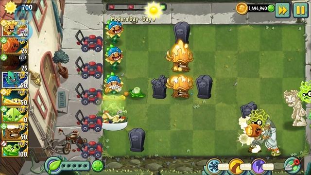 Plants vs. Zombies 2 Tumbleweed, Zombie Medusa, Zombie Caesar Official Gameplay смотреть онлайн