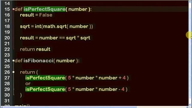 is fibonacci number in python ? смотреть онлайн