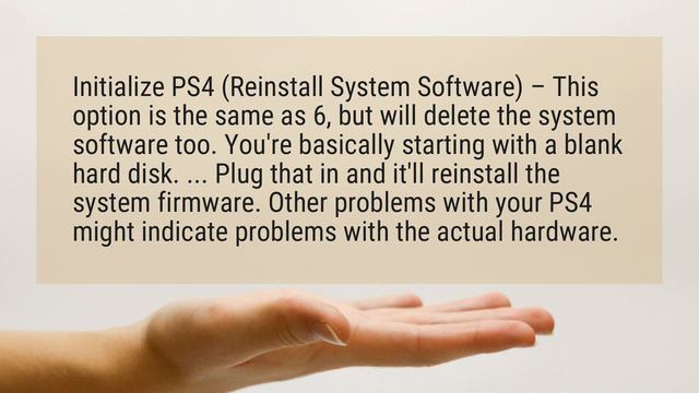 Does initializing ps4 fix problems? смотреть онлайн