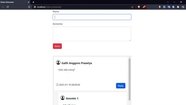 Demo Sistem Komentar PHP Jquery Ajax Dan Mysql смотреть онлайн