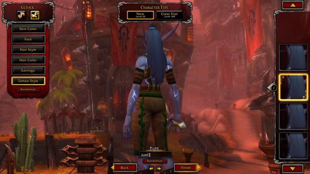 Nightborne customization - World of Warcraft - Battle for Azeroth Allied Races смотреть онлайн