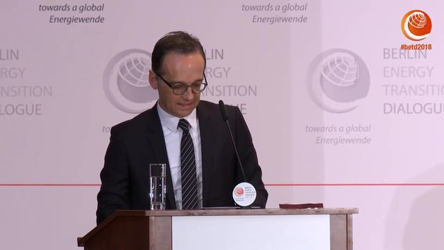 BETD 2018: Heiko Maas - Opening Ceremony of the Berlin Energy Transition Dialogue 2018 (EN) смотреть онлайн