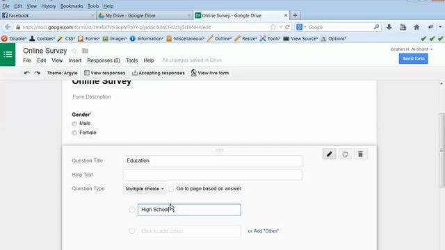 Google Docs online survey смотреть онлайн