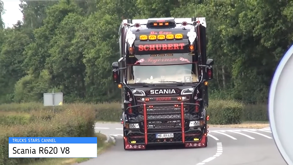 Scania R620 V8 Powe, хороший звук. смотреть онлайн