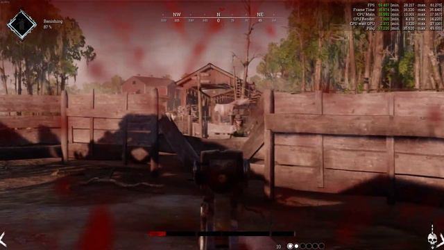 Hunt Showdown Орк поёт, пока за мной гонится негр с саблей смотреть онлайн