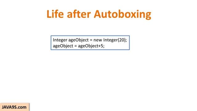 Autoboxing in java | Java tutorials by java9s смотреть онлайн