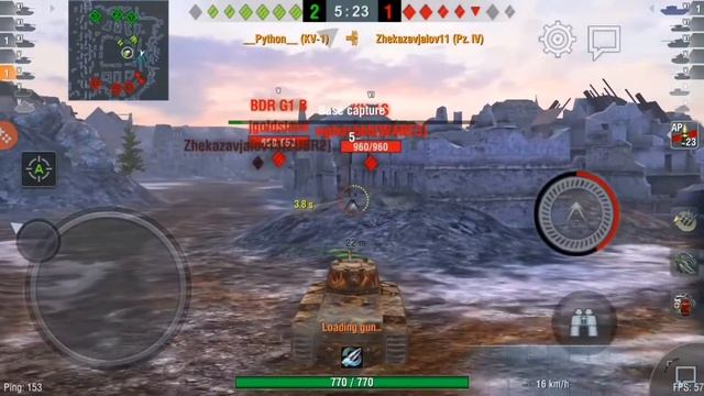 Wot Blitz || KV-1 ace tanker gameplay || 3k+ DMG смотреть онлайн