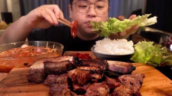 우대갈비 먹방 가자미물회 완벽한 밸런스 조합 대박 레전드 먹방 preferential ribs and mulhoe mukbang Legend koreanfood eatingsho