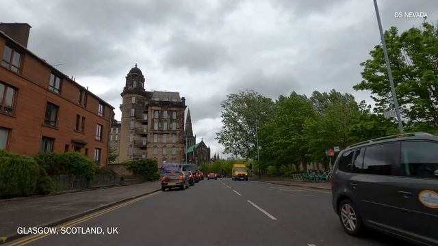 Glasgow, Scotland, UK - Driving Tour 4K смотреть онлайн