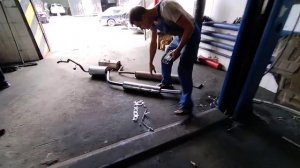 Ford Focus. Замена выхлопной системы