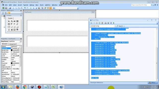 VBA Excel Using Arrays and Listbox Excel смотреть онлайн